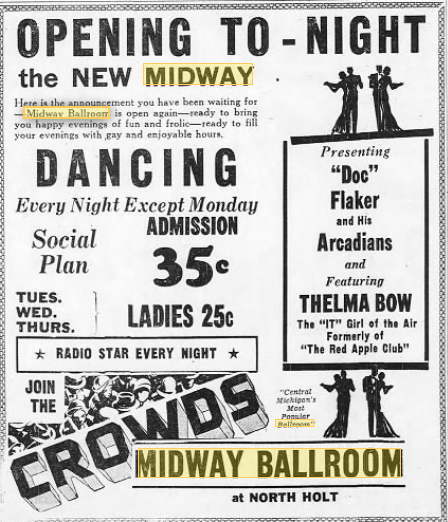 Midway Gardens (Midway Ballroom) - 1932 Ad
